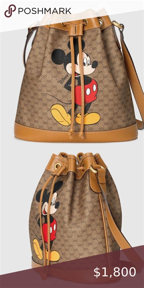 gucci mickey handbag|mickey mouse gucci bag grey.